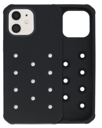 Charm Built Silicone Case (BLACK) for iPhone 11 (Only Ground Shipping)