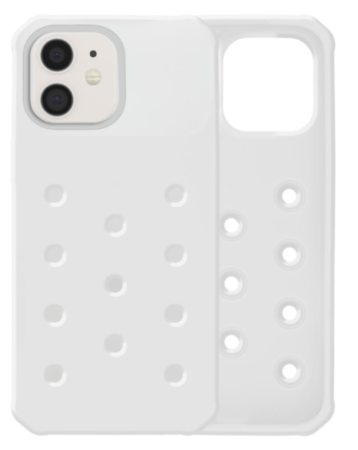 Charm Built Silicone Case (WHITE) for iPhone 11 (Only Ground Shipping)