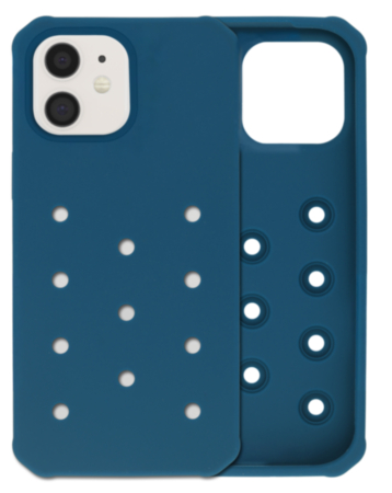 Charm Built Silicone Case (DARK BLUE) for iPhone 11 (Only Ground Shipping)