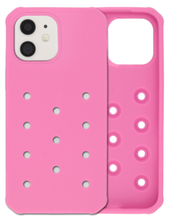 Charm Built Silicone Case (HOT PINK) for iPhone 11 (Only Ground Shipping)