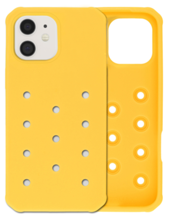 Charm Built Silicone Case (YELLOW) for iPhone 11 (Only Ground Shipping)