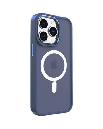 New Magnetic Wireless Charging Case - NAVY BLUE for iPhone 12 Pro Max (Only Ground Shipping)