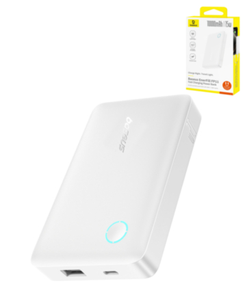 BASEUS EnerFill FP11 Power Bank (WHITE) (15W / 10000mAh) (Only Ground Shipping)