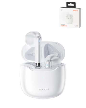 Toocki TWS Bluetooth 5.3 Wireless Earbuds (WHITE) (Only Ground Shipping)