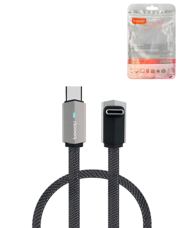 Toocki Car Series USB C-C Thick Braided Fast Charging Data Cable (GRAY) (3ft) (60W) (Only Ground Shipping)