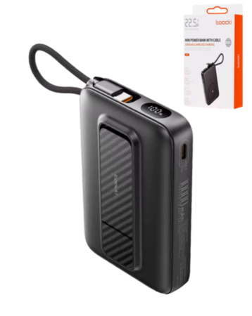 Toocki Magnetic Wireless Power Bank with Built-In Cable (10000 mAh/22.5W) (Only Ground Shipping)