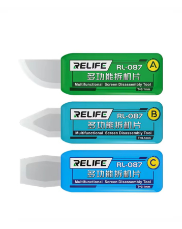 RELIFE RL-087 Multi-function Disassembly Blabe Ultra-thin Steel Opening Pryer Set