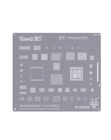 Qianli Bumblebee BGA Reballing Stencil QS04 for iPhone X / 8G / 8P (Only Ground Shipping)