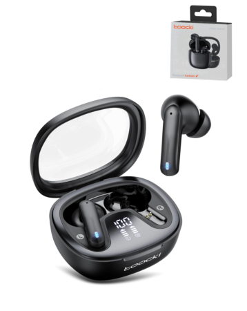Toocki TWS Bluetooth 5.3 Wireless Earbuds (BLACK) (Only Ground Shipping)