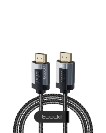 Toocki Display Cable for HDMI 2.1 (8K@60Hz / 4K@120Hz) (6ft) (BLACK) (Only Ground Shipping)