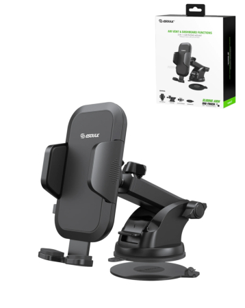 Esoulk  2in1 Air Vent & Dashboard Card Phone Mount (BLACK) (Only Ground Shipping)