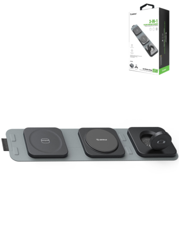 Esoulk 3-in-1 Collapsible Magnetic Wireless Charger (15W) (Only Ground Shipping)