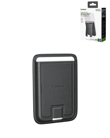 Esoulk Magnetic Wallet with Foldable Stand (BLACK) (Only Ground Shipping)