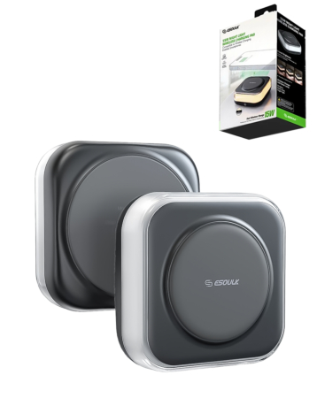 Esoulk Night Light Wireless Charging Pad (15W) (BLACK) (Only Ground Shipping)