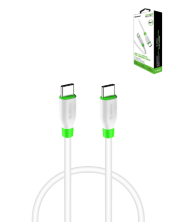 Esoulk EC33P USB C-C Cable (WHITE) (4ft) (60W) (Only Ground Shipping)