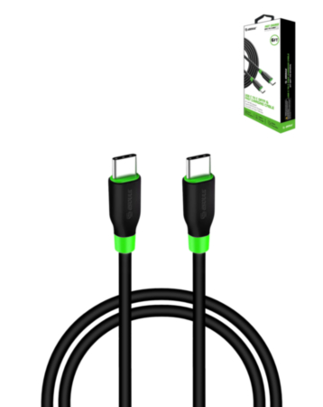 Esoulk EC34P USB C-C Cable (BLACK) (6ft) (60w) (Only Ground Shipping)