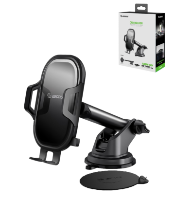 Esoulk Dashboard Car Holder with Adhesive Pad (BLACK) (Only Ground Shipping)