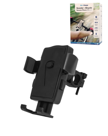 MaxCharge Secure Scooter and Bicycle Phone Mount (Only Ground Shipping)