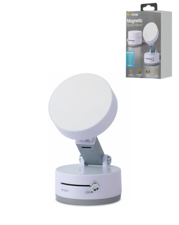 Max Charge Magnetic Suction Phone Mount (WHITE) (Only Ground Shipping)