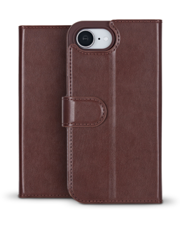 xBase Folio Exec Wallet Case for iPhone 16e / 17e (BROWN) (Only Ground Shipping)