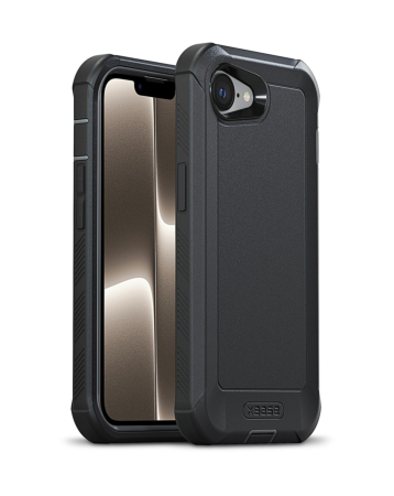 xBase Boulder Heavy-Duty MagSafe Protective Case for iPhone 16e / 17e (BLACK) (Only Ground Shipping)