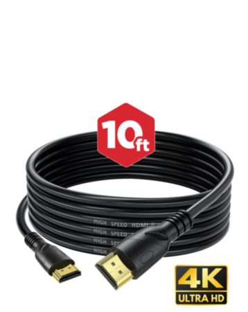 PowerPeak HDMI Cable 4K (10ft) (Only Ground Shipping)