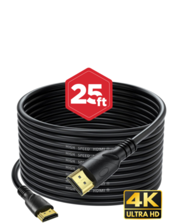 PowerPeak HDMI Cable 4K (25ft) (Only Ground Shipping)
