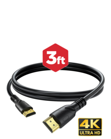 PowerPeak HDMI Cable 4K (3ft) (Only Ground Shipping)