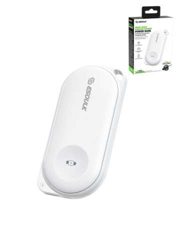 Esoulk Smart Watch Wireless Charging Power Bank (1200 mAh) (WHITE) (Only Ground Shipping)