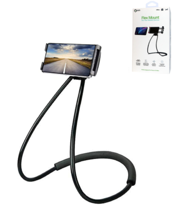 POMGEAR 360 Degree Hands Free Neck Phone Mount (BLACK) (Only Ground Shipping)