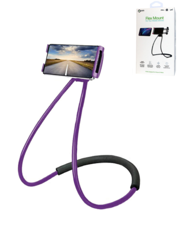 POMGEAR 360 Degree Hands Free Neck Phone Mount (BLUE) (Only Ground Shipping)