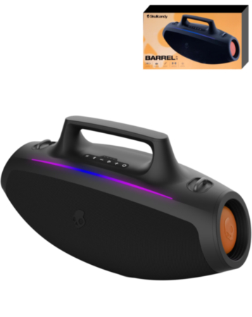 Skullcandy Barrel Party Wireless Speaker (BLACK) (Only Ground Shipping)