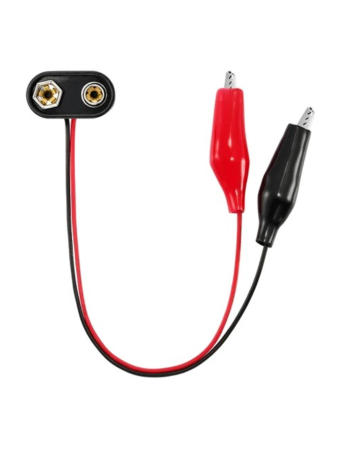 Grab the wholesale deals on the 9V battery snap with alligator clip connection wires, pack of 3.