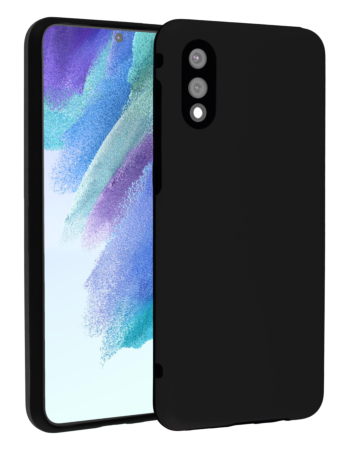 Full Cover New Design Silicone Case - BLACK for Galaxy A02 (Only Ground Shipping)