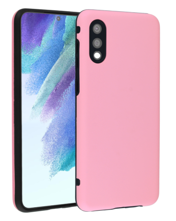 Full Cover New Design Silicone Case - LIGHT PINK for Galaxy A02 (Only Ground Shipping)