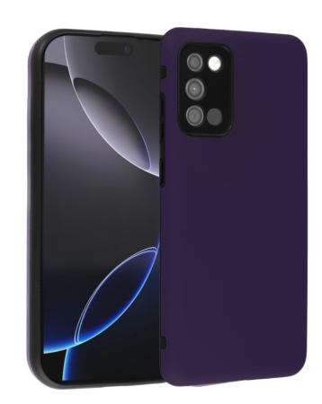 Full Cover New Design Silicone Case - PURPLE for Galaxy A03S (Only Ground Shipping)