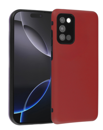 Full Cover New Design Silicone Case - RED for Galaxy A03S (Only Ground Shipping)
