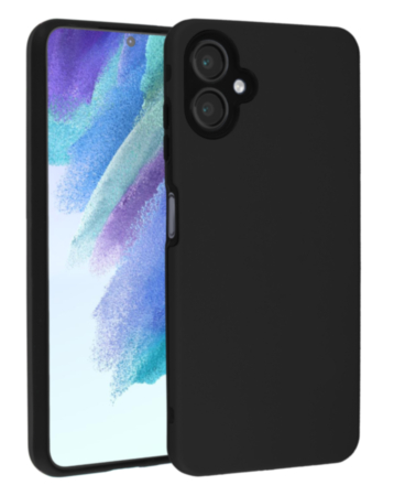 Full Cover New Design Silicone Case - BLACK for Galaxy A06 (Only Ground Shipping)