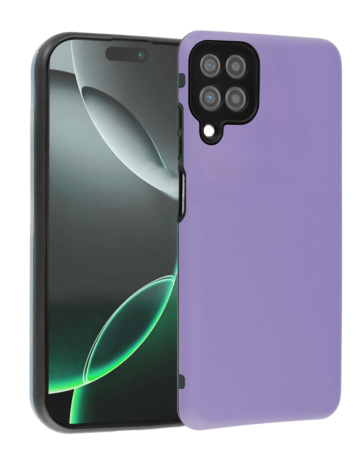 Full Cover New Design Silicone Case - LILAC for Galaxy A12 (Only Ground Shipping)