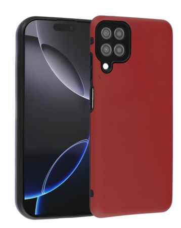 Full Cover New Design Silicone Case - RED for Galaxy A12 (Only Ground Shipping)