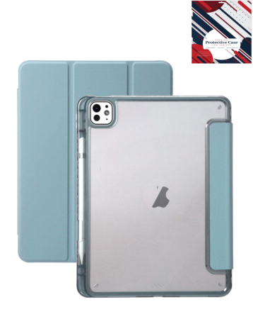 Smart Full Body Magnet Cover - BABY BLUE for iPad Air 13 2024 / Pro 12.9 (3rd / 4th / 5th / 6th) (Only Ground Shipping)