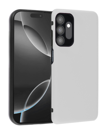 Full Cover New Design Silicone Case - WHITE for Galaxy A13 4G / 5G (Only Ground Shipping)