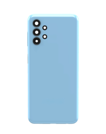 Back Glass with Camera Lens and Adhesive for Galaxy A13S (A137 / 2022) (NO LOGO) (BLUE)
