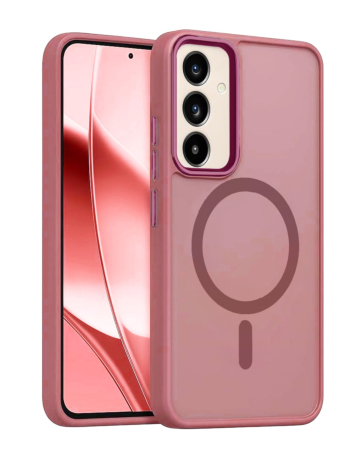 New Magnetic Wireless Charging Case - PINK for Galaxy A15 (Only Ground Shipping)