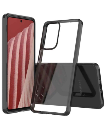 Galaxy A15 Hybrid Case with Air Cushion Technology - BLACK (Only Ground Shipping)