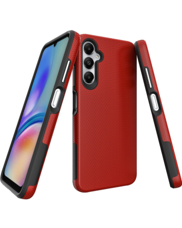 Shock Absorption Protective Dual Layer Case - RED for Galaxy A16 (Only Ground Shipping)