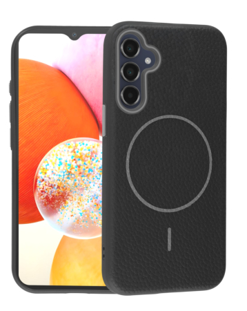 Magnetic Leather Soft Cases - BLACK for Galaxy A16 (Only Ground Shipping)