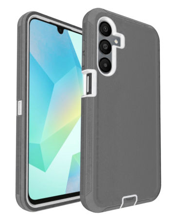 Heavy Duty Case for Galaxy A17  GRAY BLACK (Only Ground Shipping)
