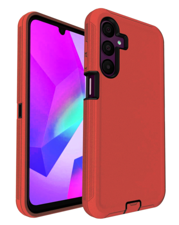 Heavy Duty Case for Galaxy A17 RED BLACK (Only Ground Shipping)