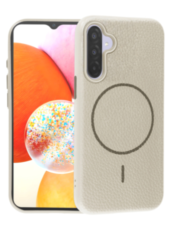 Magnetic Leather Soft Cases (VIVID ROCK) for Galaxy A17 (Only Ground Shipping)